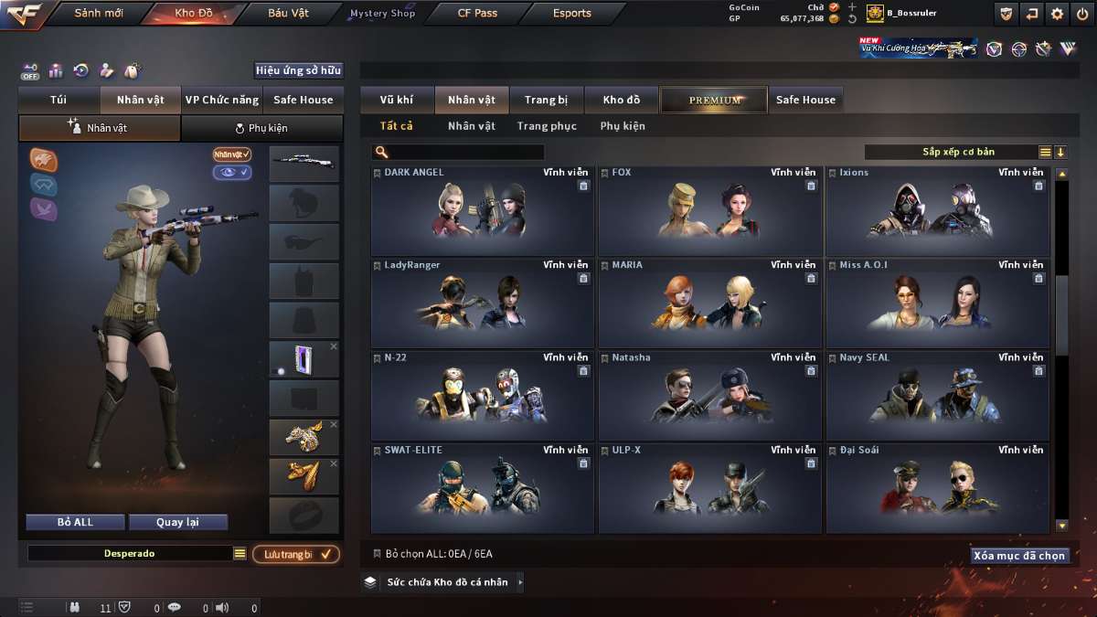 shop acc cf uy tin gia re